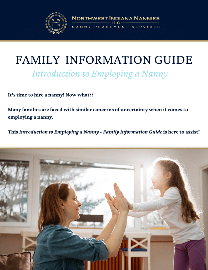 Introduction to employing a nanny, family information guide.